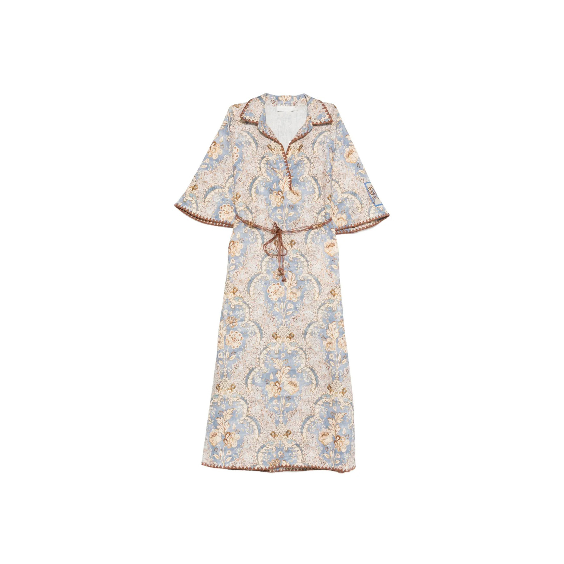 ZIMMERMANN DAYLIGHT TUNIC MIDI DRESS 5809DRS263